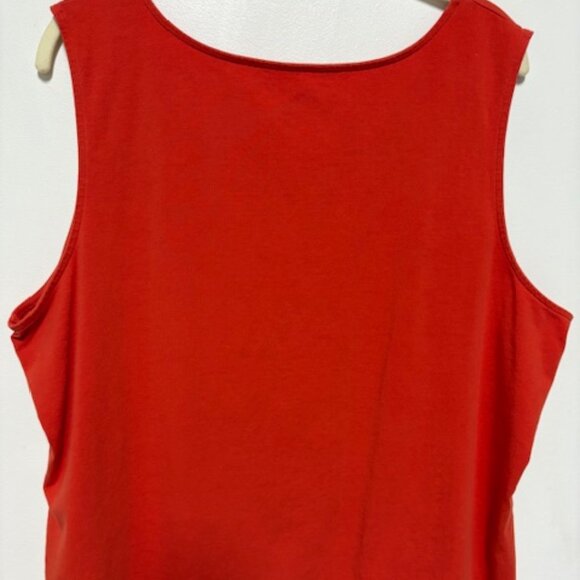 COLDWATER CREEK WOMENS BURNT ORANGE LACE TANK. SZ. 2X - Picture 3 of 3